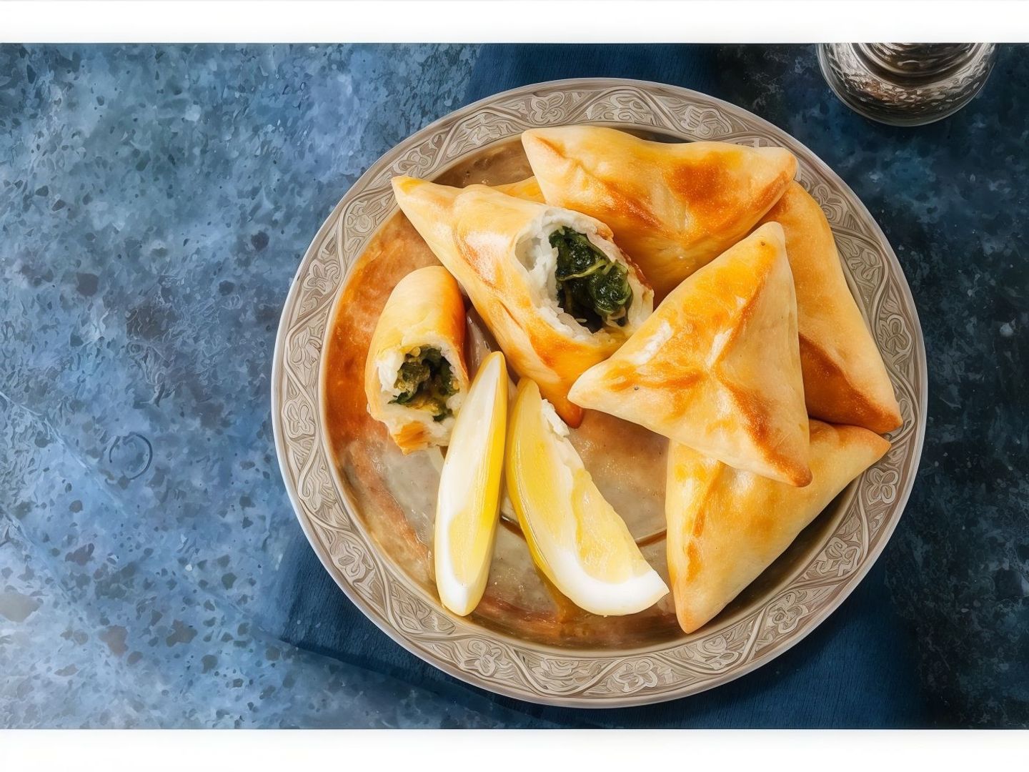 فطيرة سبانخ باللحم