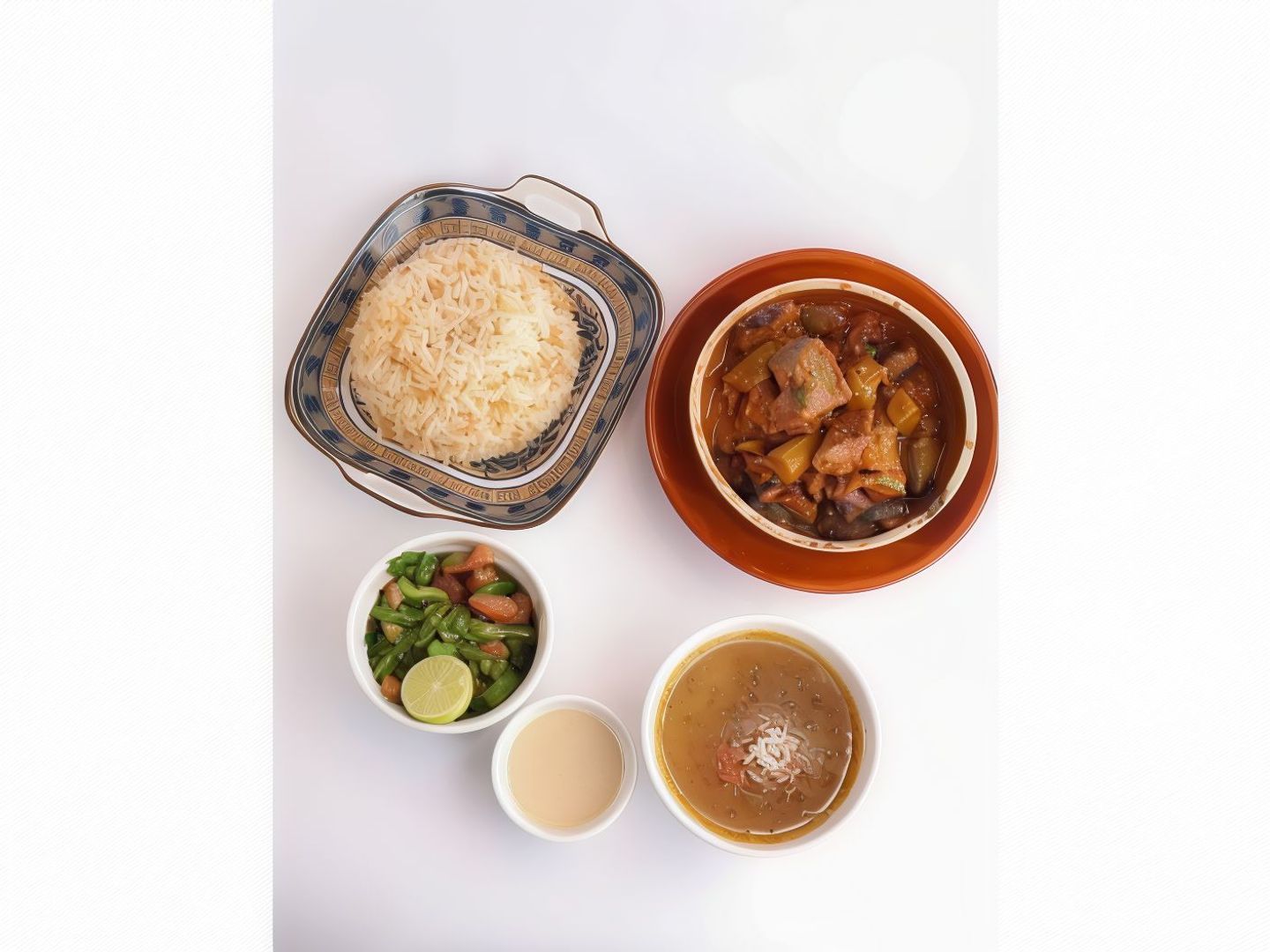 طاجن بامية باللحم