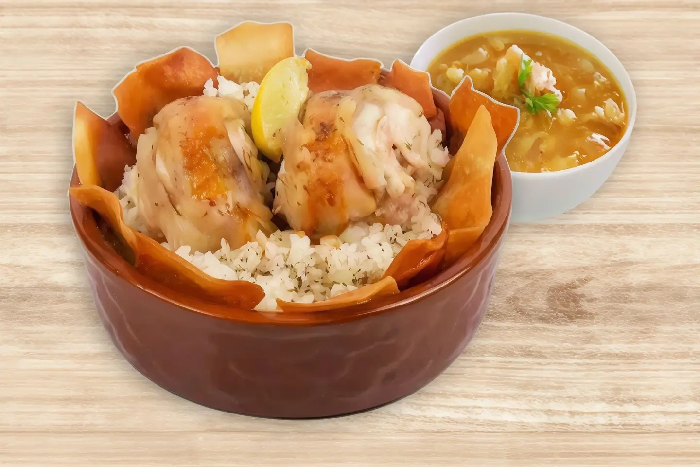 طاجن فتة كوارع