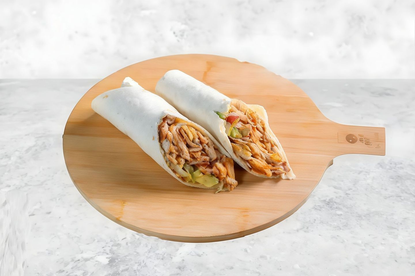 Chicken Shawarma Sandwich With Cheese