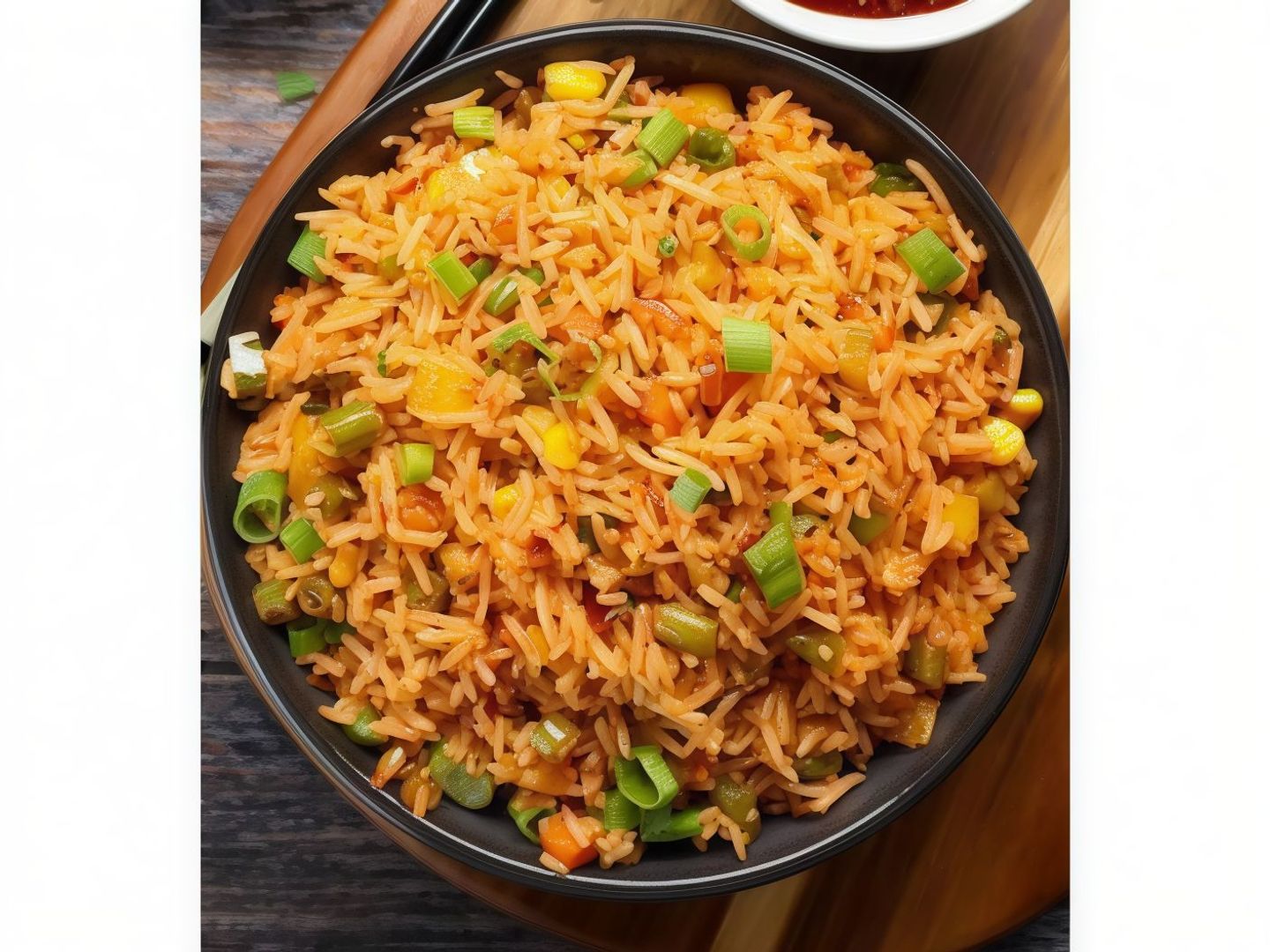 Jn's Special Schezwan Fried Rice Non Veg (Spicy)