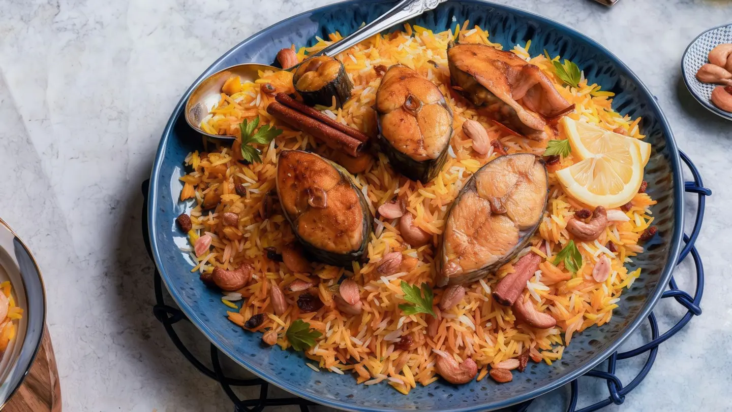 برياني سمك