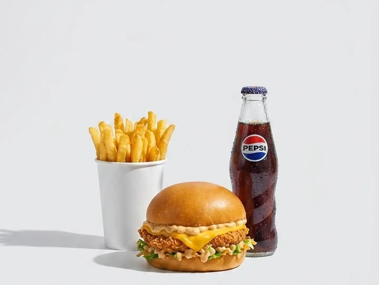 Nashville Chicken Burger Meal
