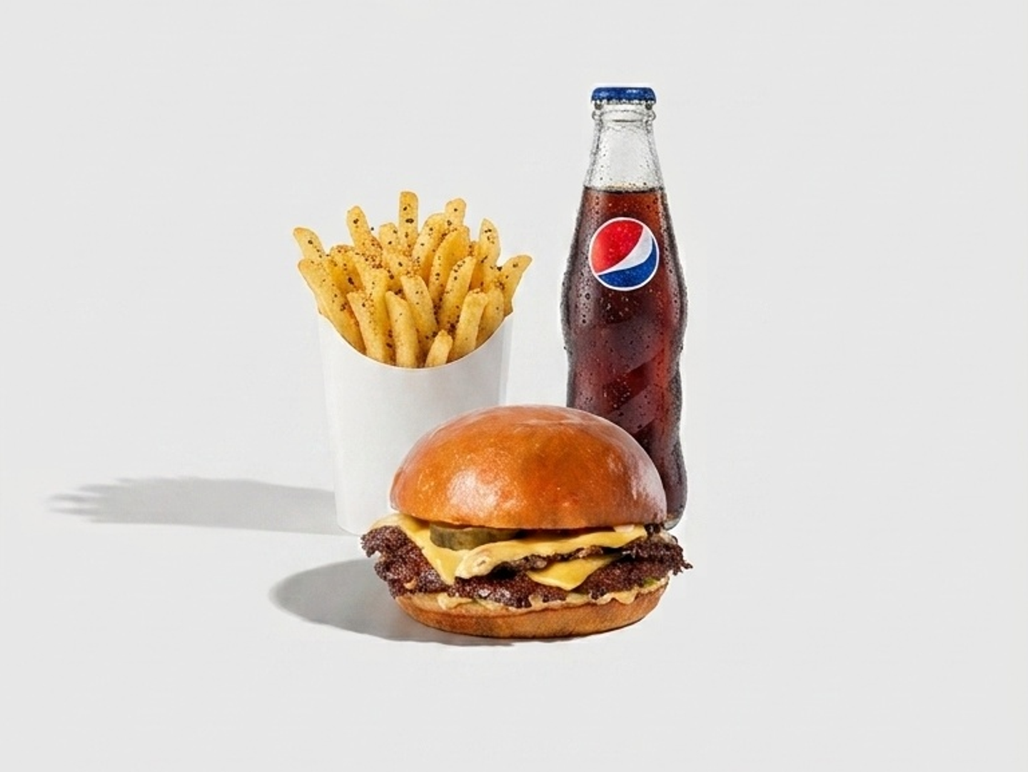 Double Cheese Smash Burger Meal