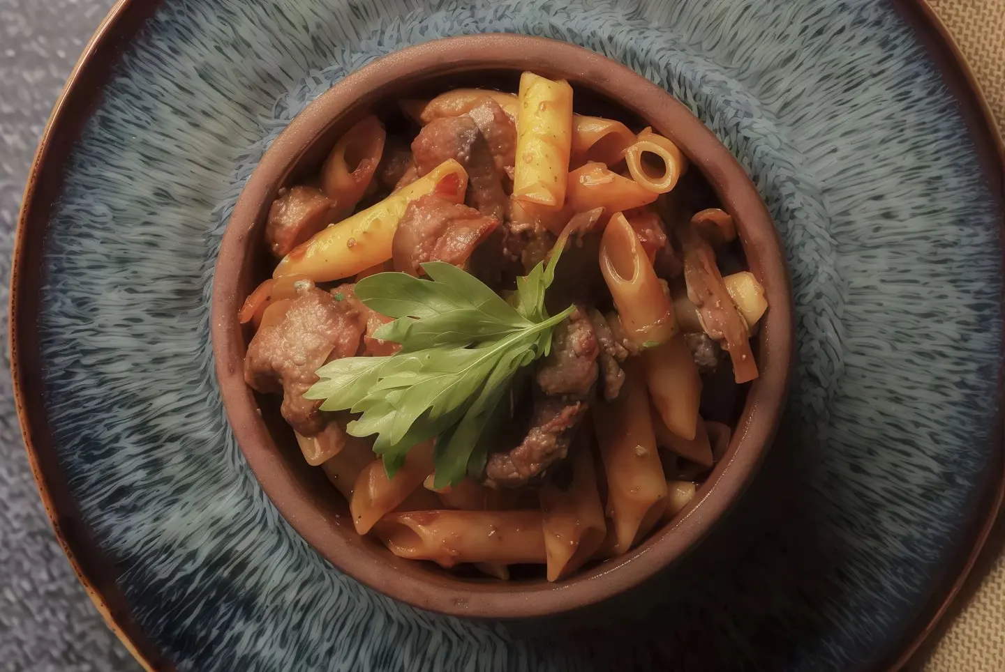 Tajik Pasta With Liver