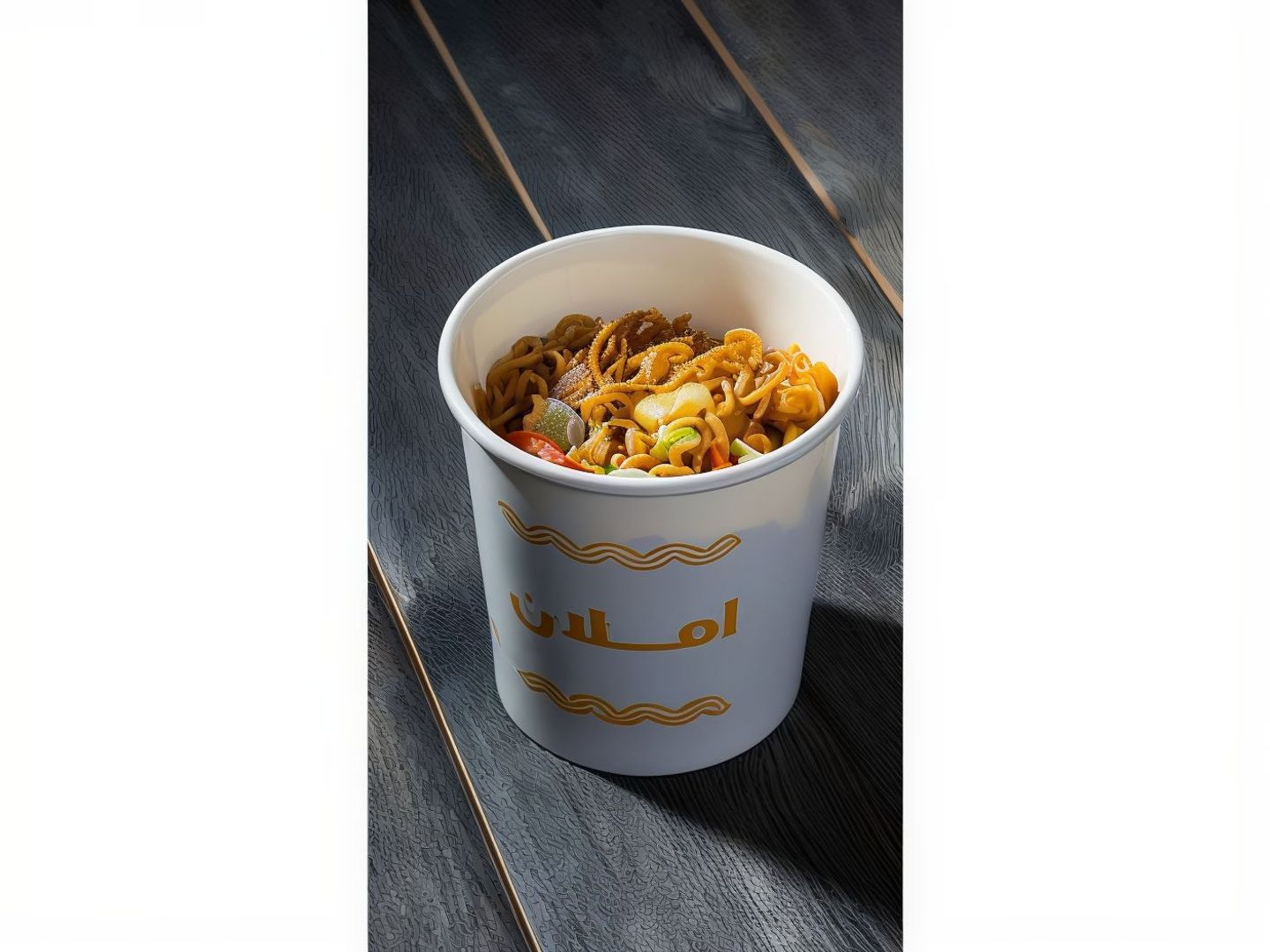 اندومي كريمة بالخضار