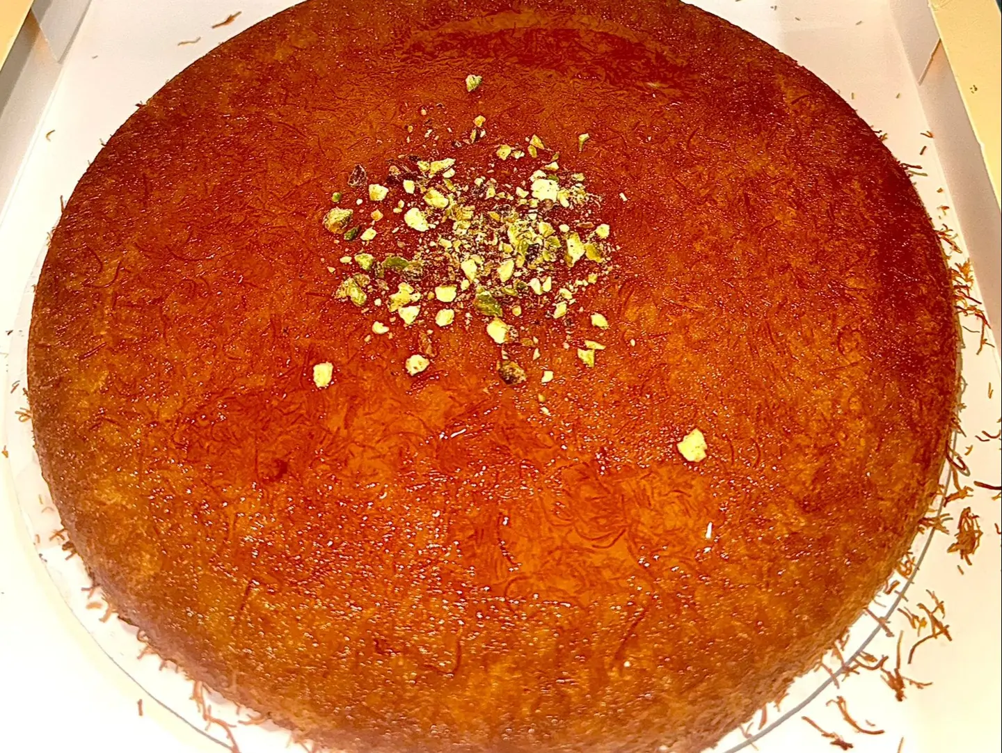 Kunafa With Cream And Cheese - Large Size