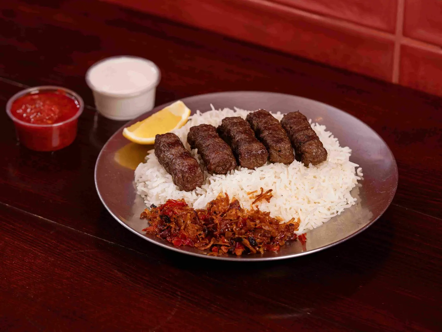 رز الكباب البوسني لحم عنبر الشعلان