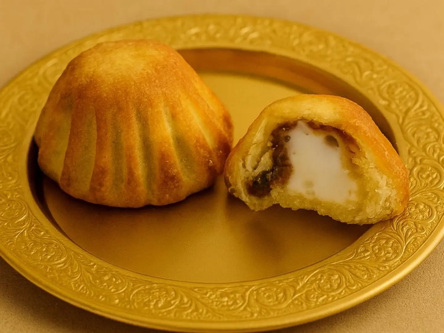 معمول قشطة بالتمر نص كيلو (45) ريال