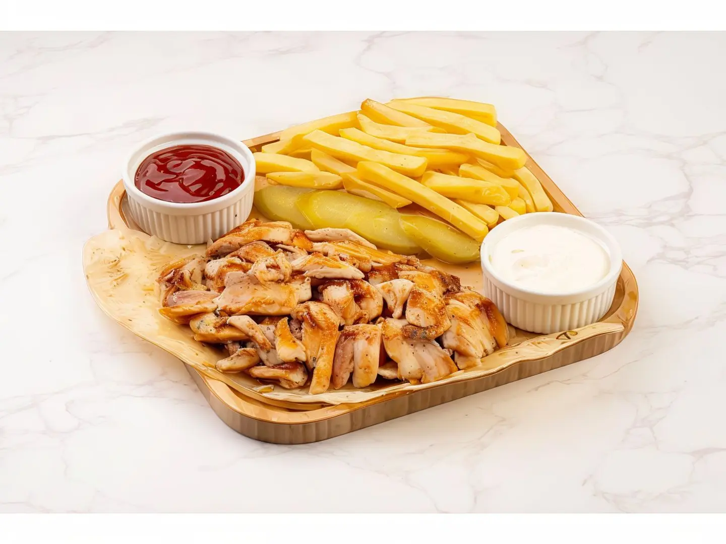 صحن دجاج فرط