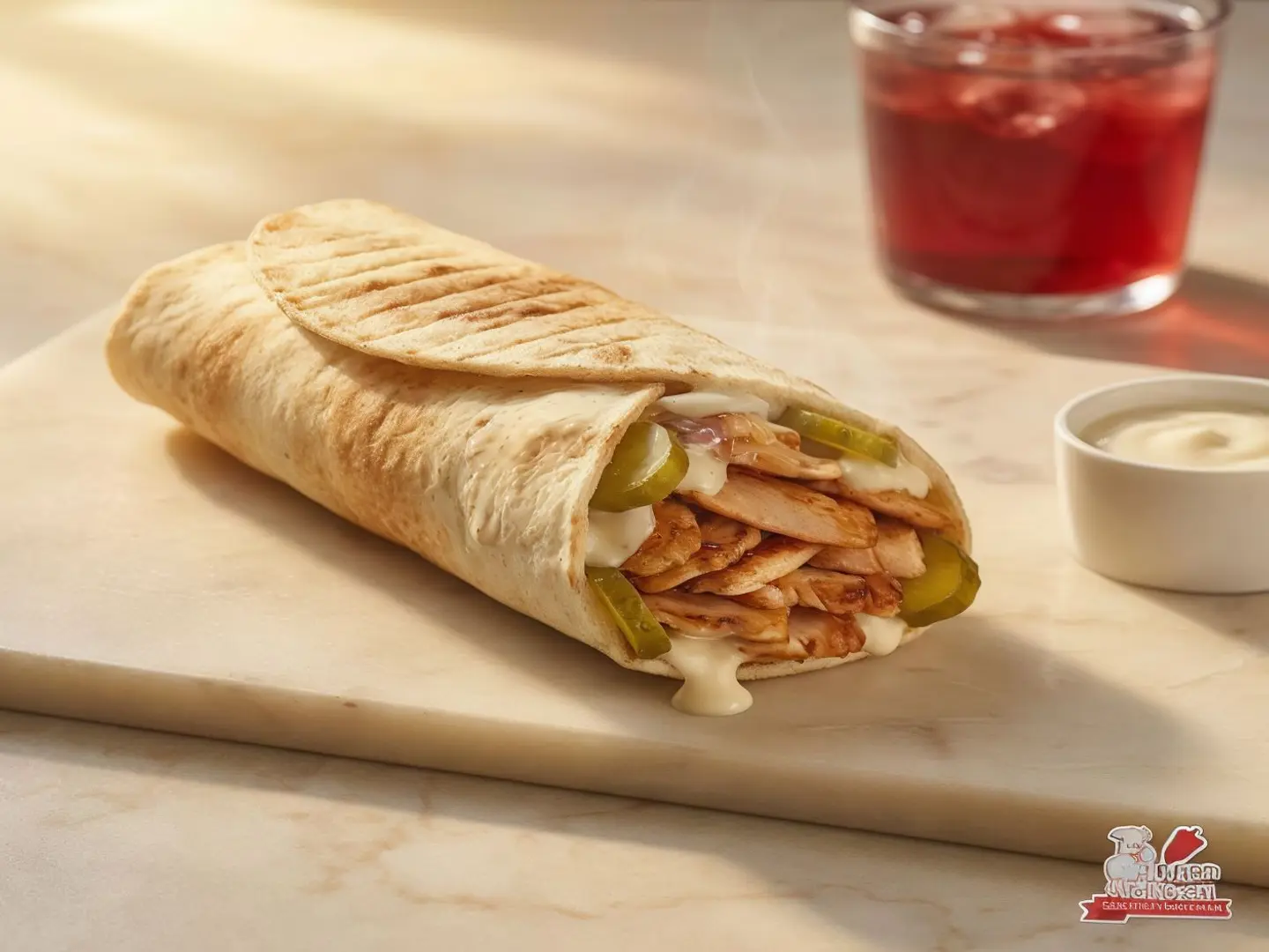 ساندوتش دجاج صغير