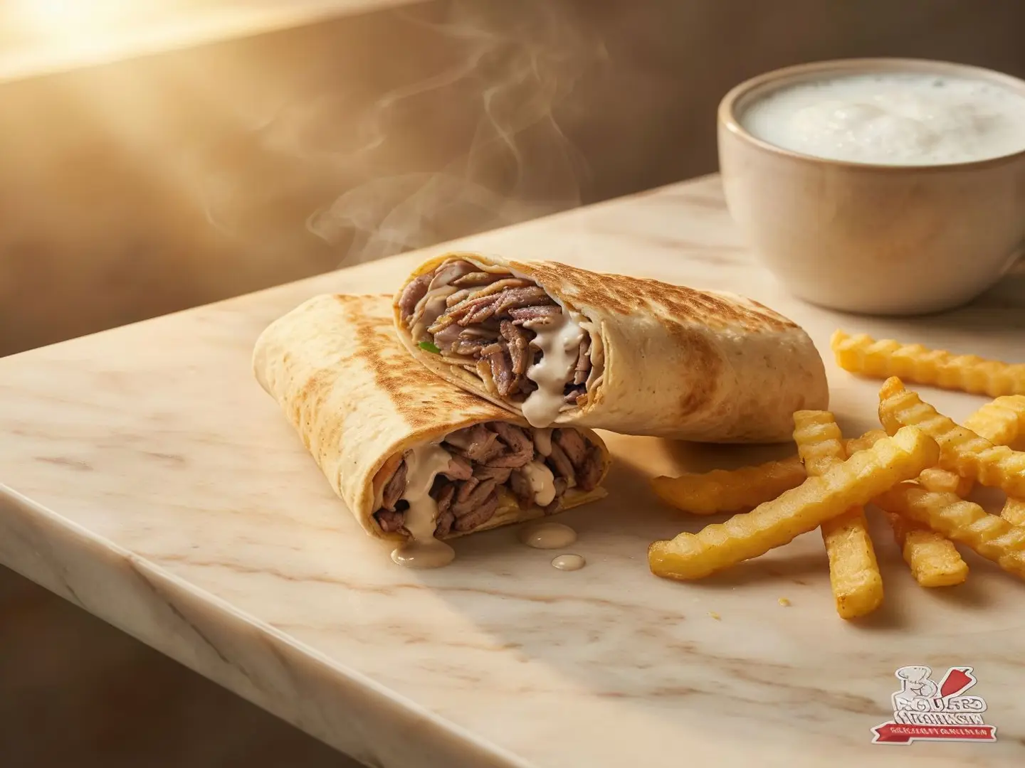 شاورما لحم صغير