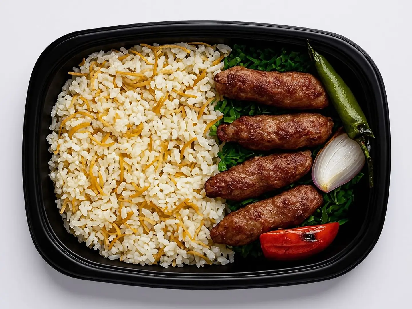 وجبة كباب لحم