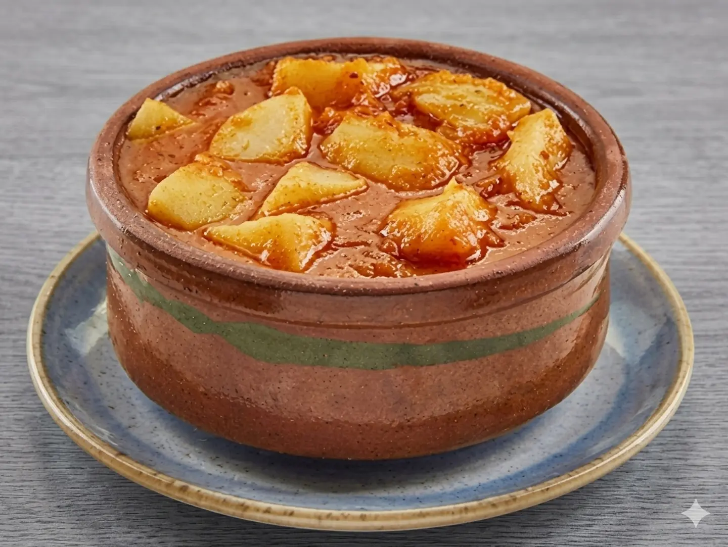 طبق خضار بطاطس سادة