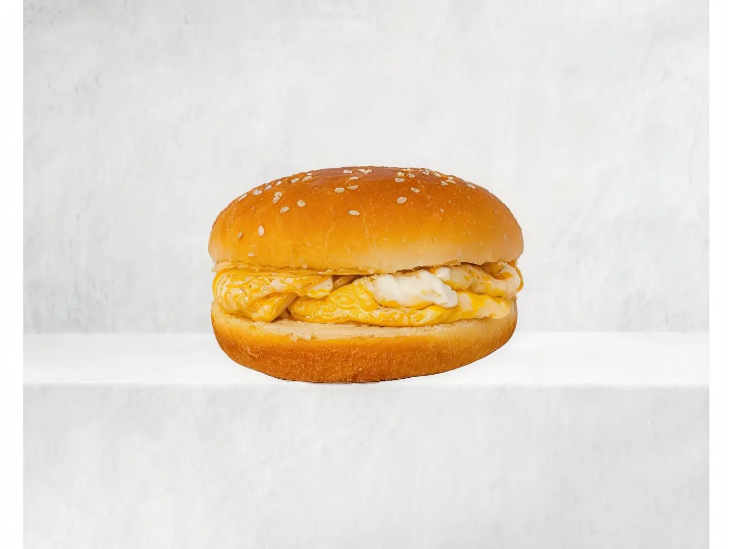 Round Egg Cheese Sandwich