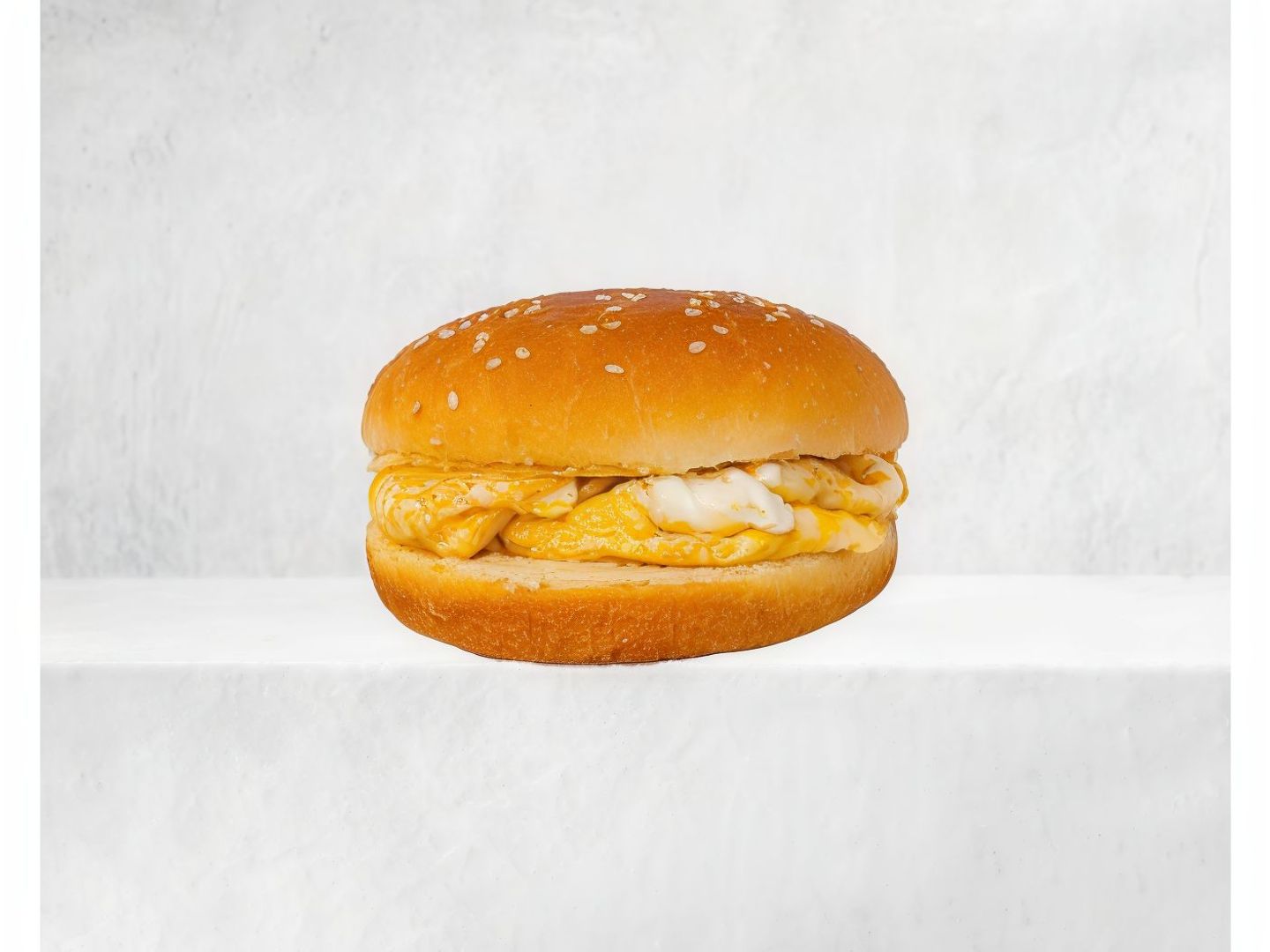 Round Egg Cheese Sandwich