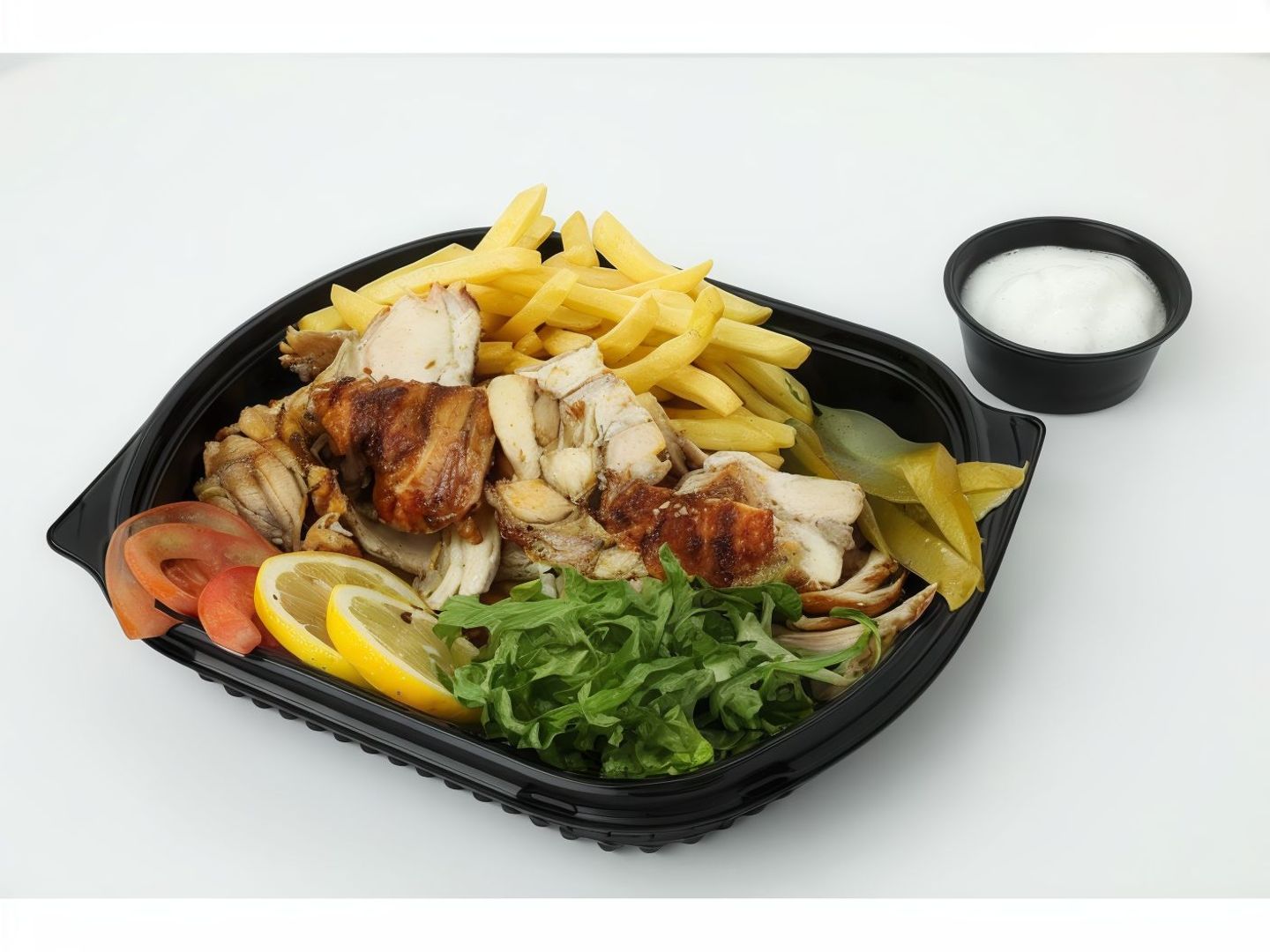 Large Shawarma Slice Plate