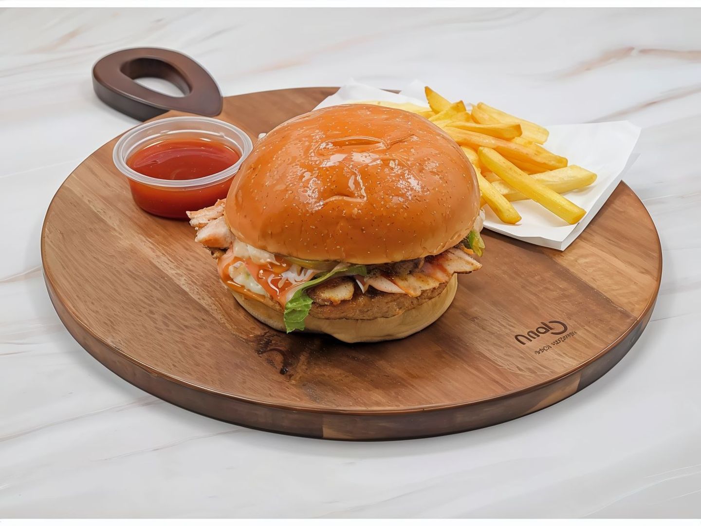 Shawarma Burger Meal