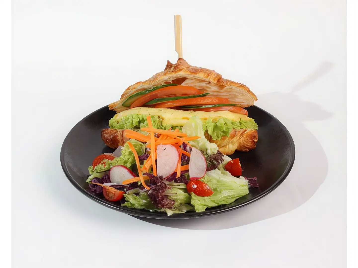 Croissant With Omelette