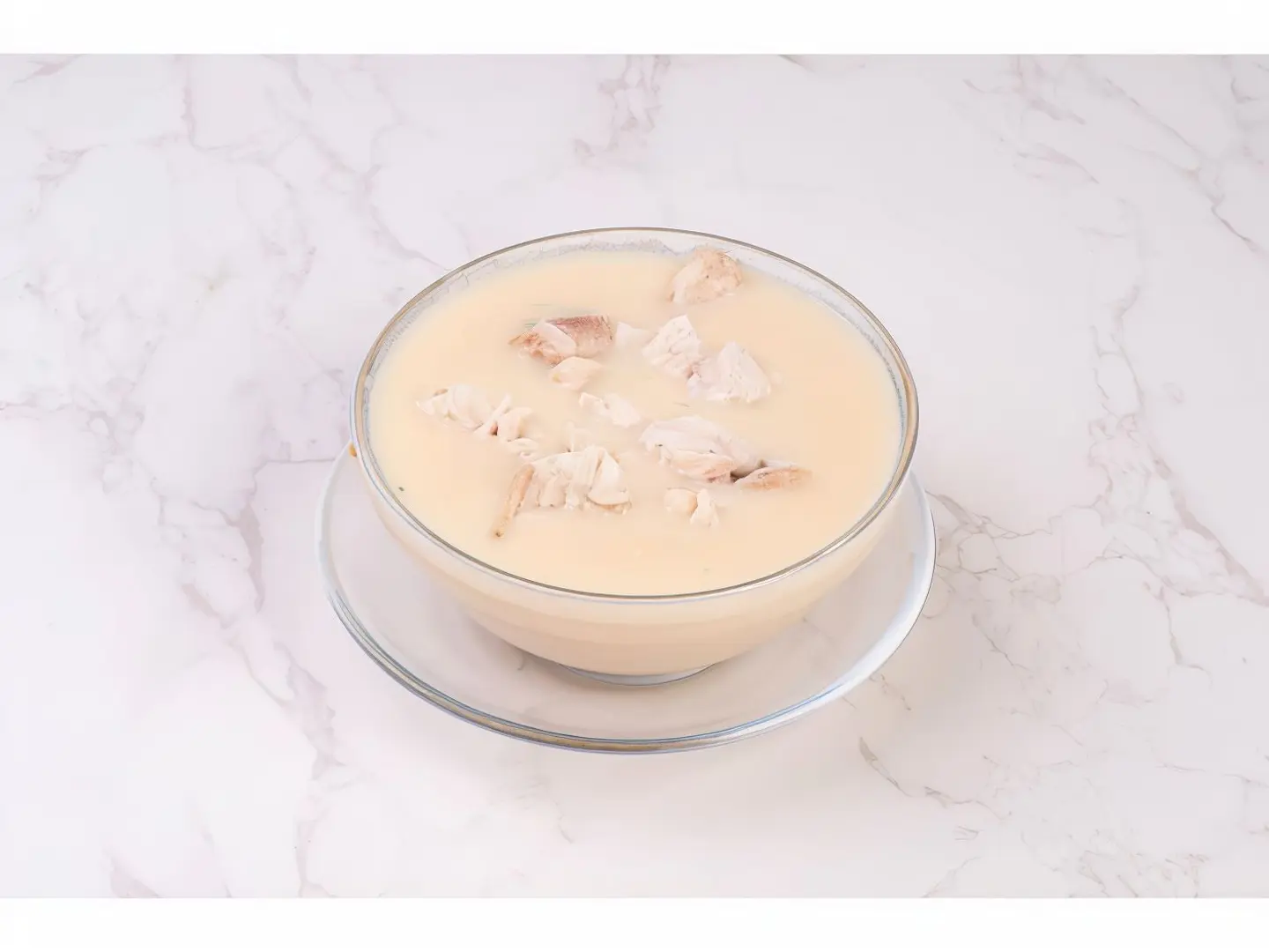 شوربة دجاج بالكريمة