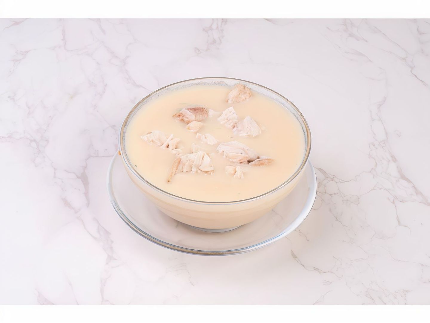 شوربة دجاج بالكريمة