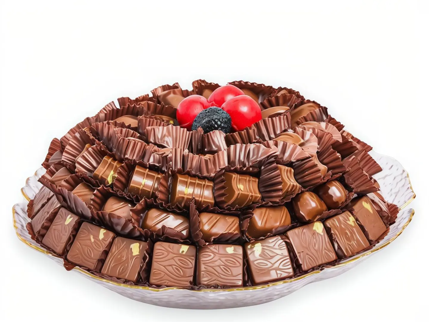 Belgian Chocolate Plate Unwrapped 176