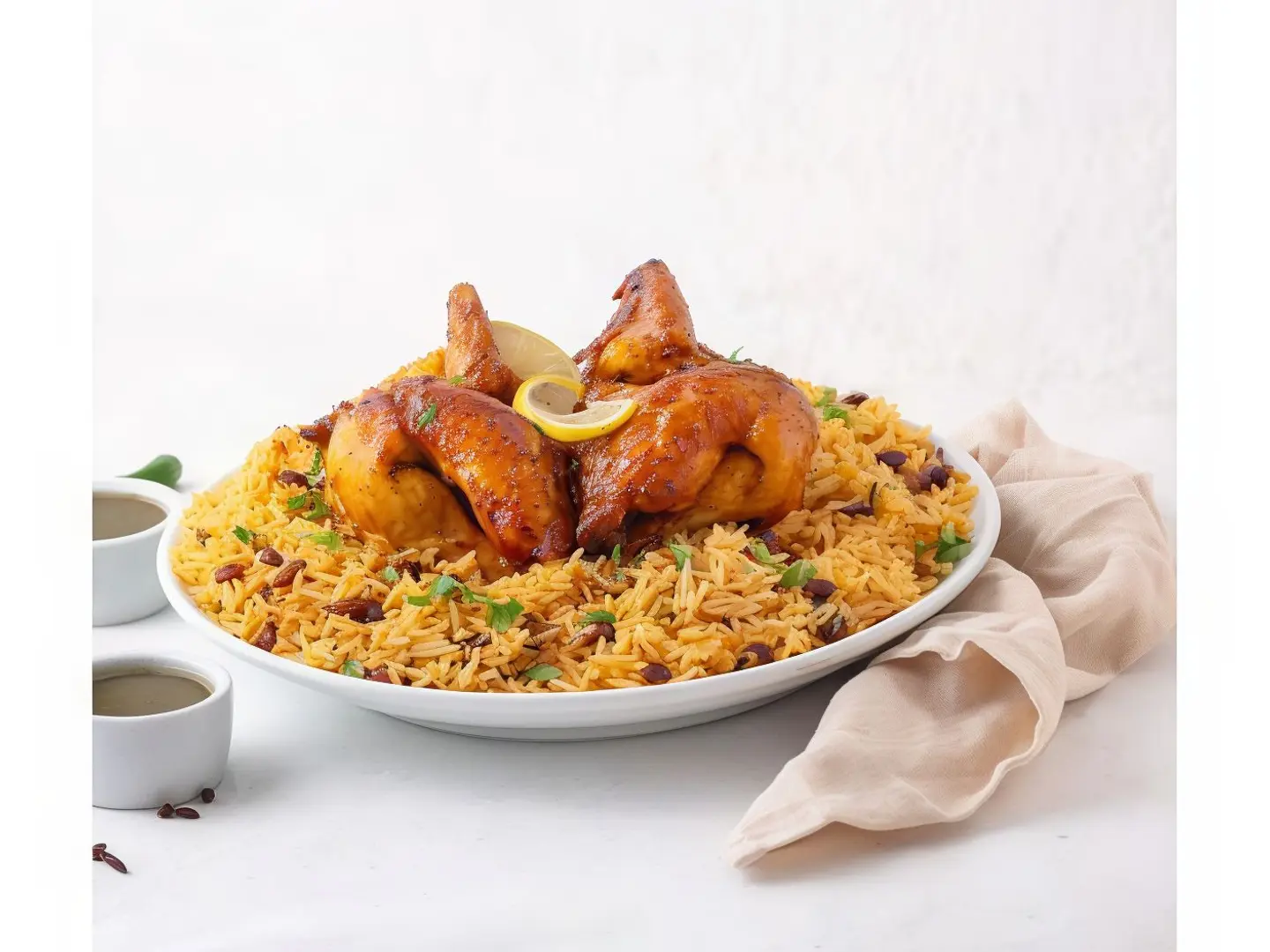 Grilled Chicken With Rice