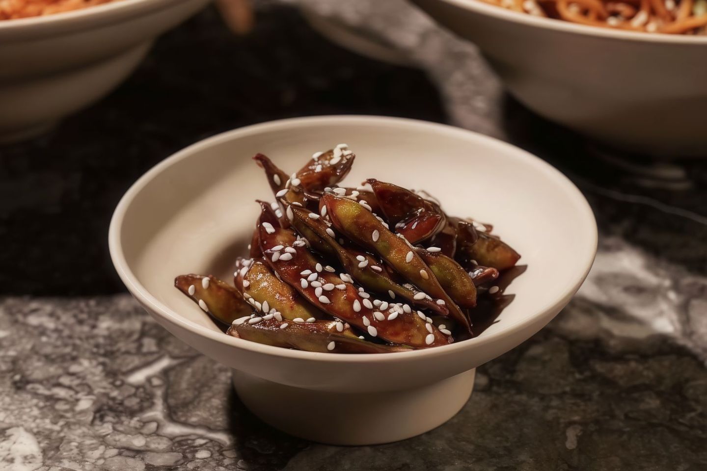 Spicy Sweet Edamame