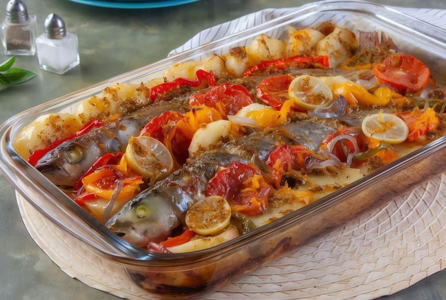 صينية بالبطاطس بوري