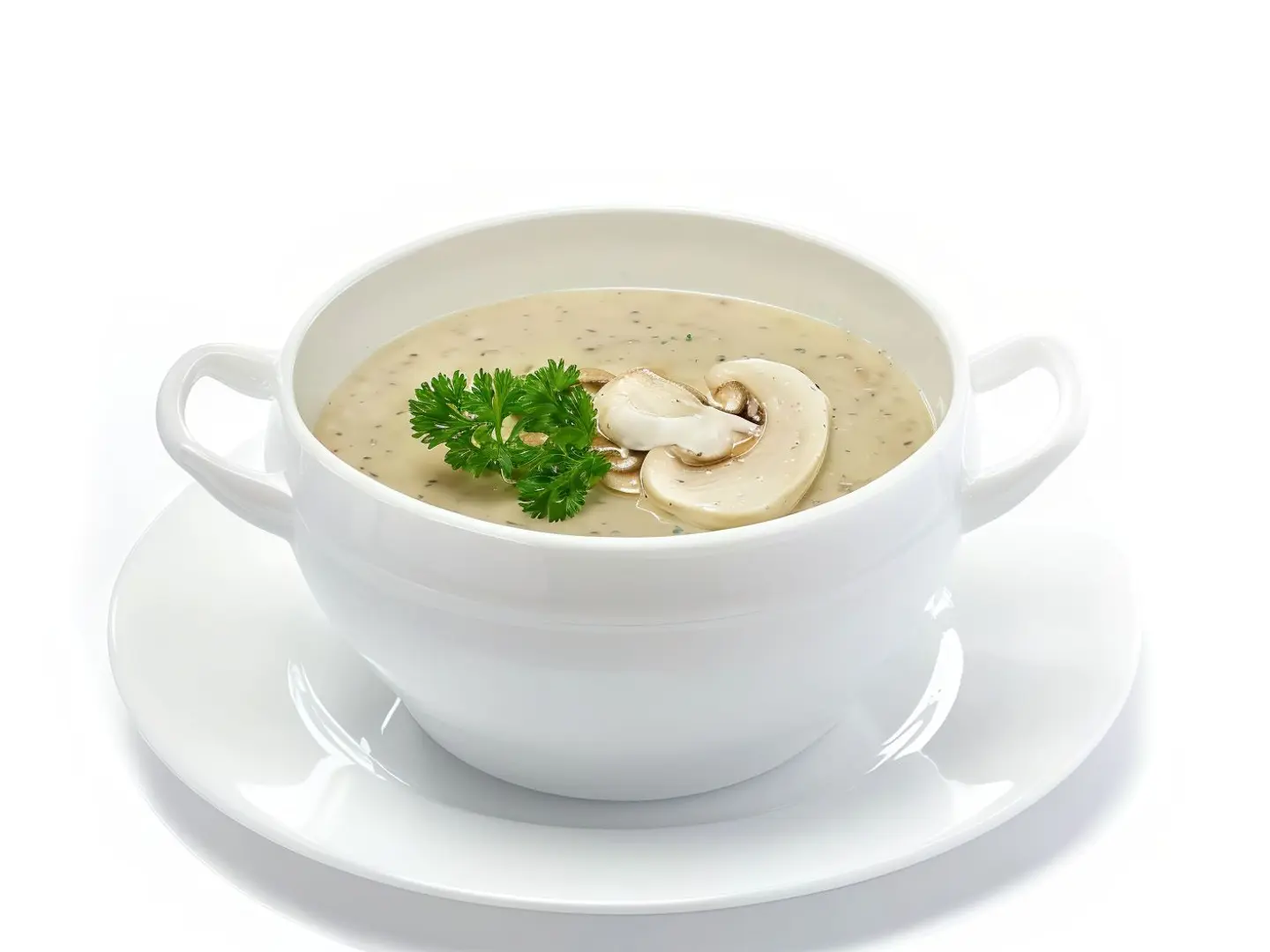 شوربة مشروم بالكريمة