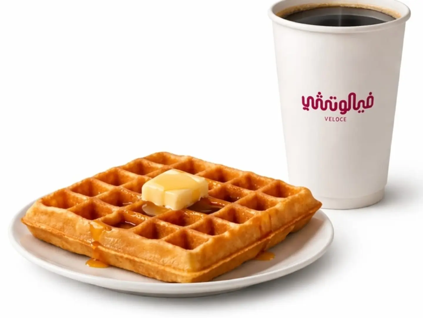 Classic Waffle With Today's Coffee