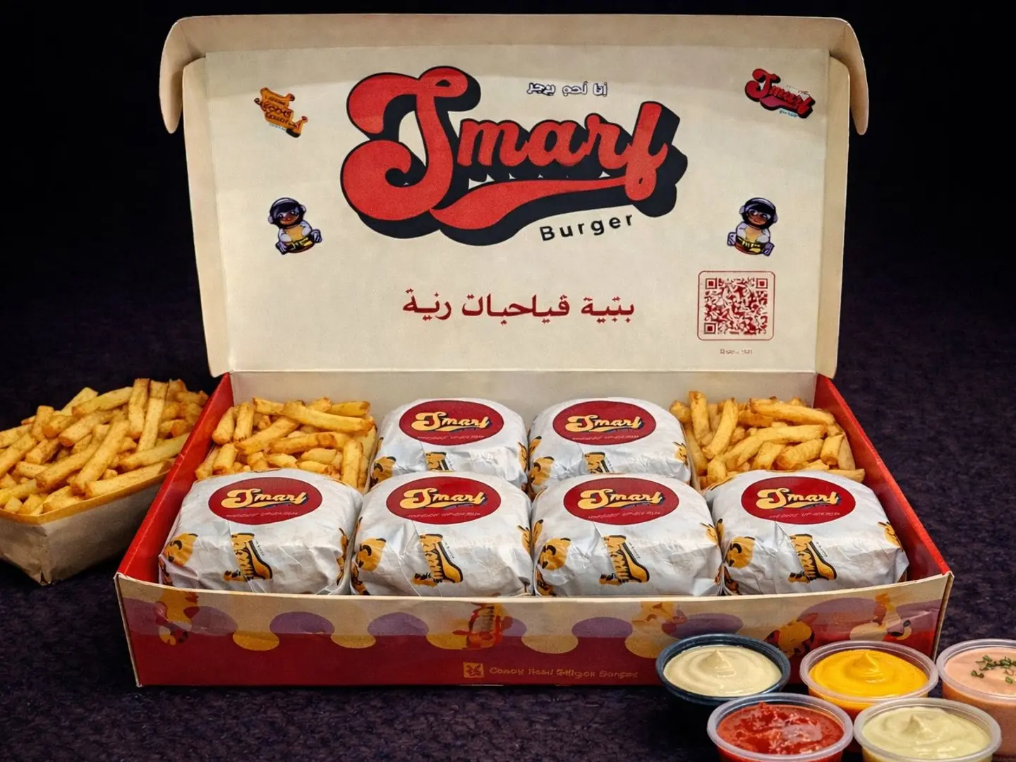 صندوق البرجر للأصدقاء