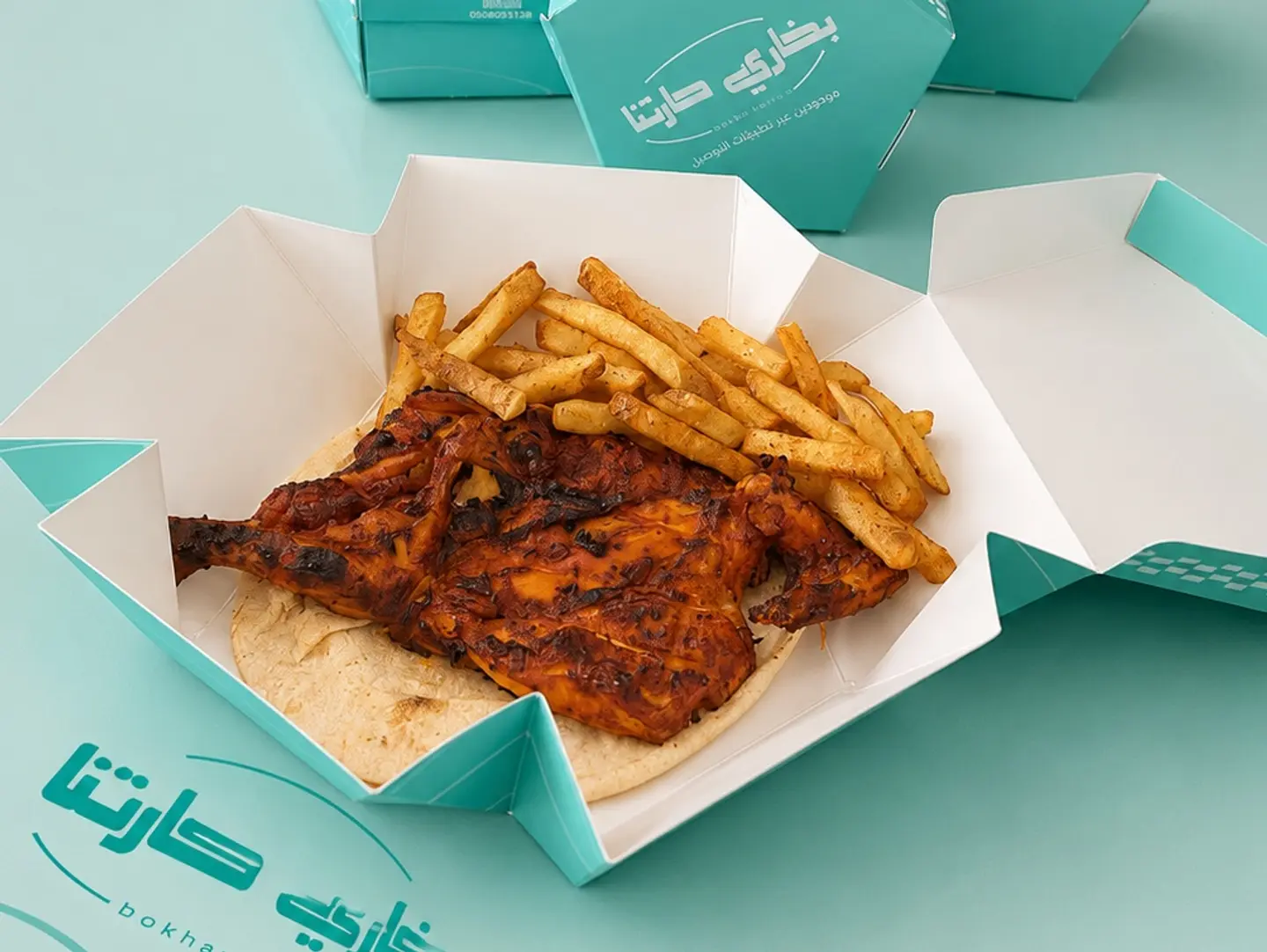 نص على الفحم بدون أرز