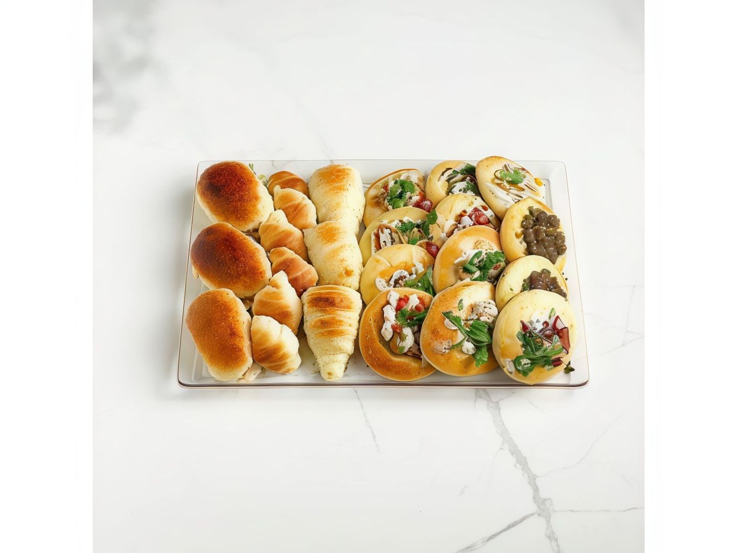 Mixed Mini Manakish Platter
