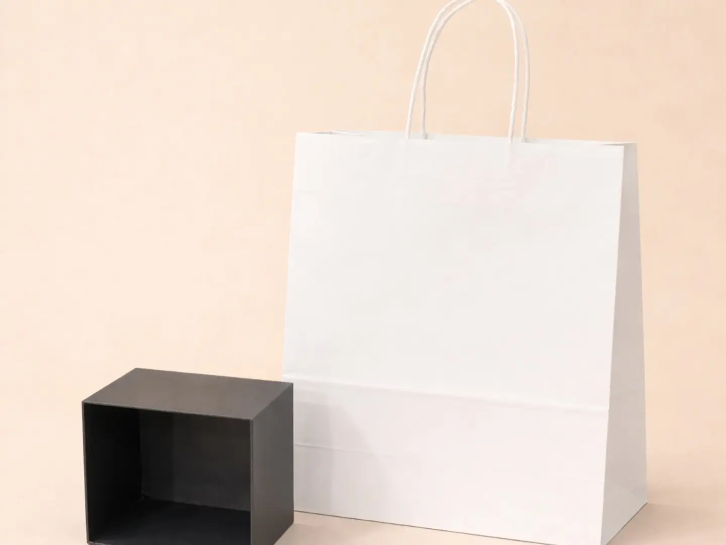 Medium White Paper Bag