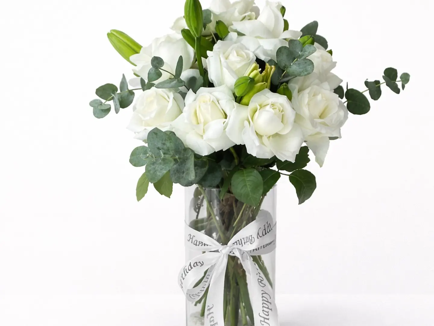 Royal White Vase
