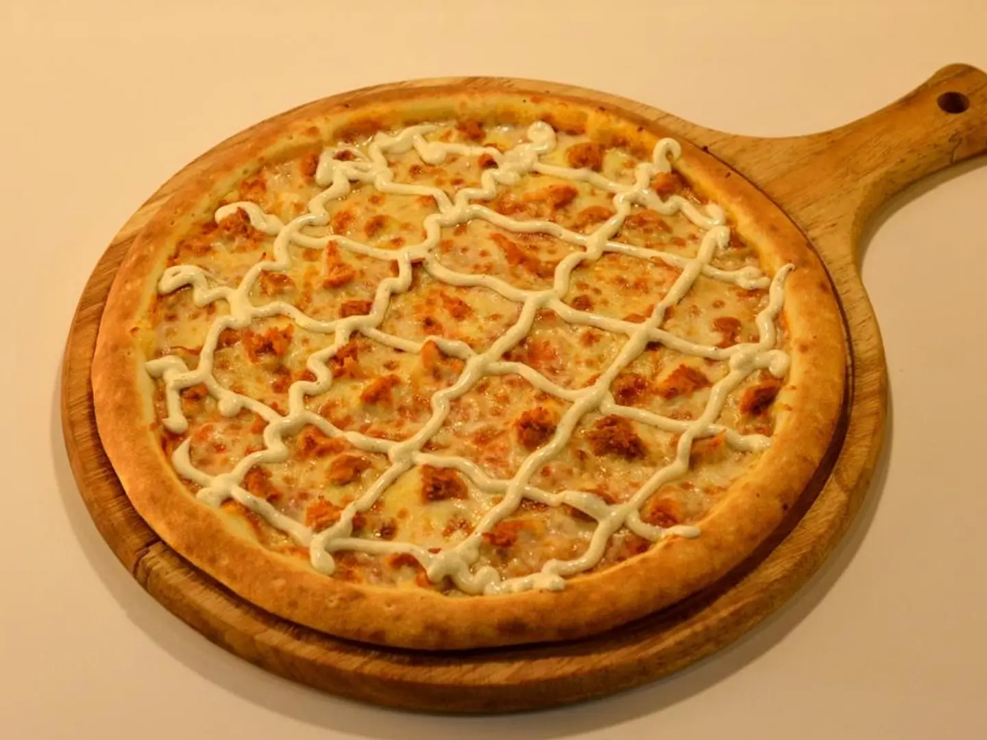 Chicken Pizza With Ranch Sauce