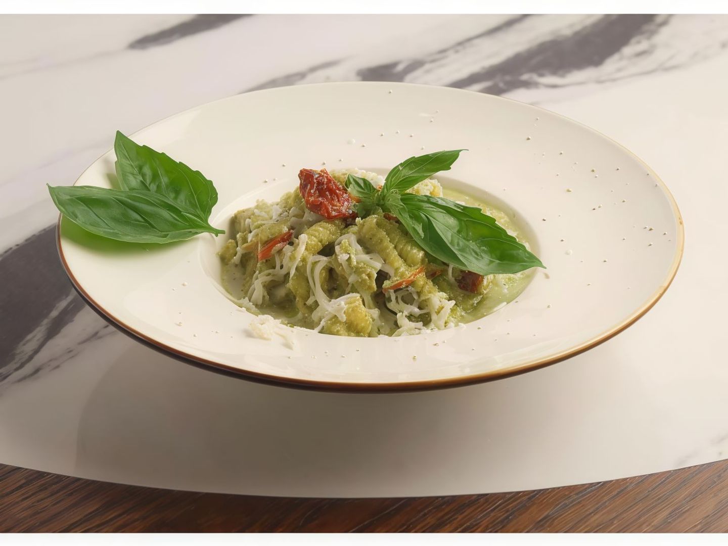 Pesto With Dried Tomatoes