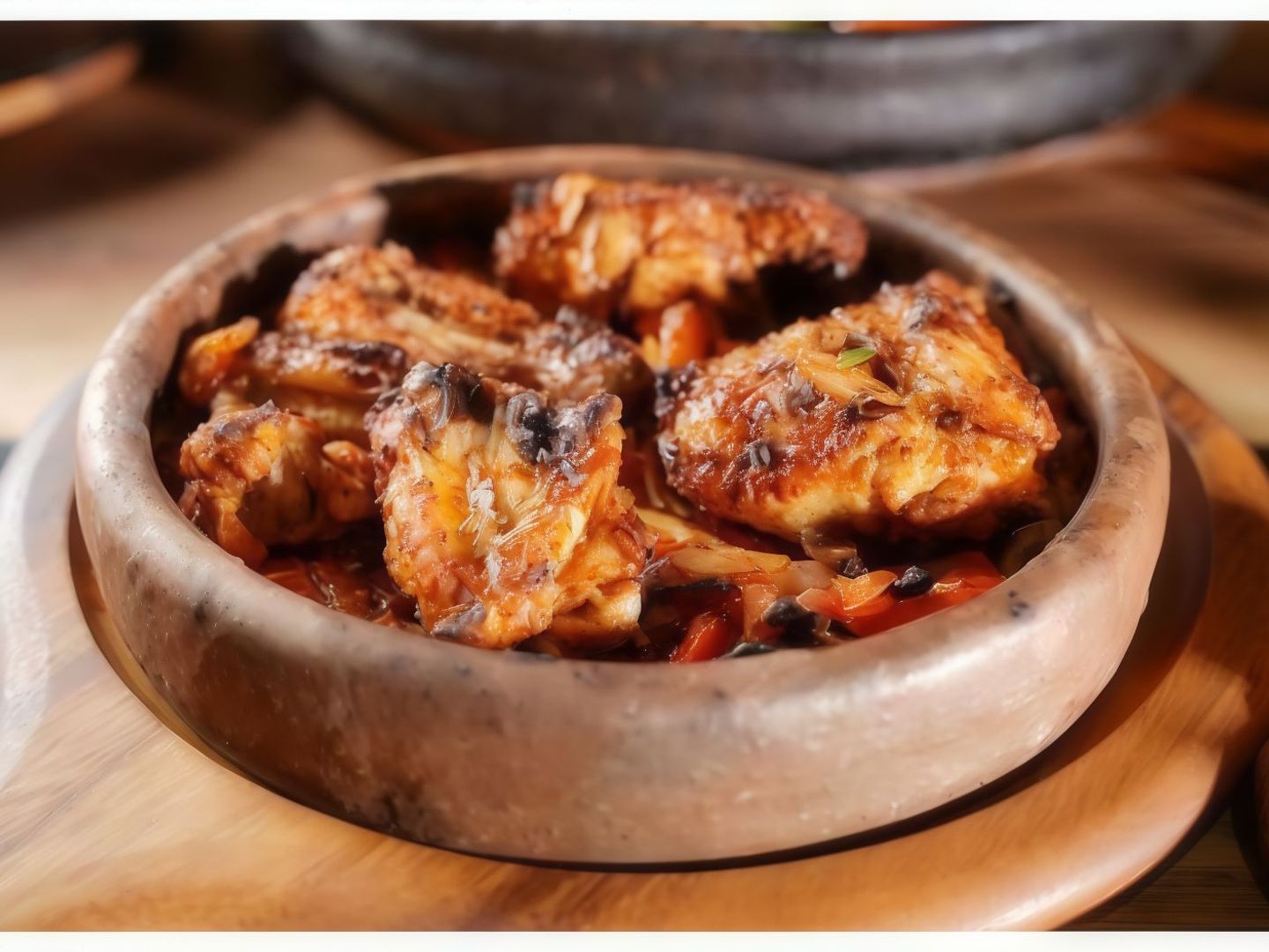 طاجن دجاج بالعظم