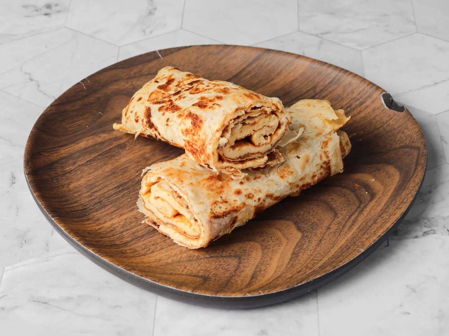 Halloumi Chapati With Eggs