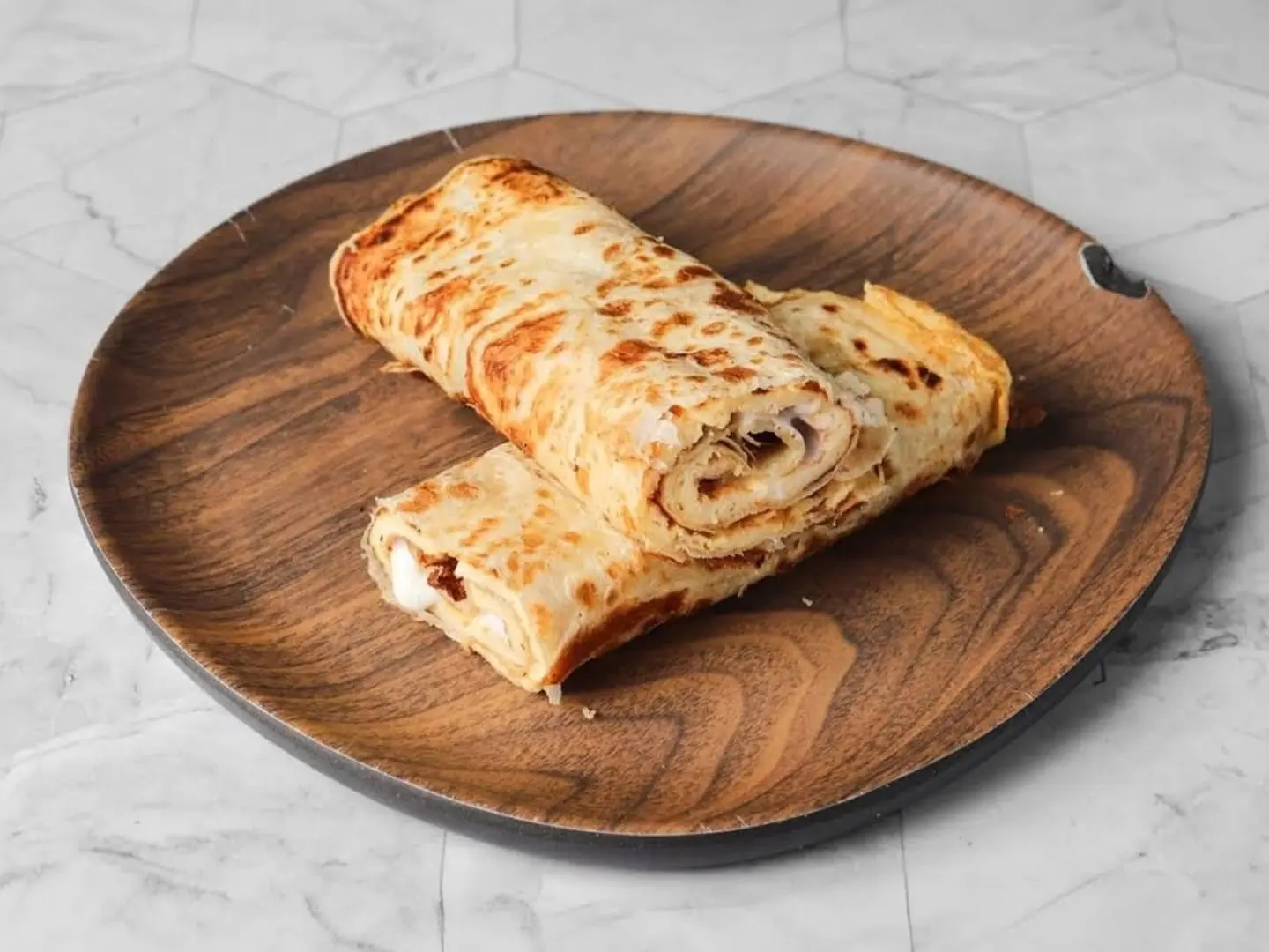 Chapati Egg Cheese Oman Chips