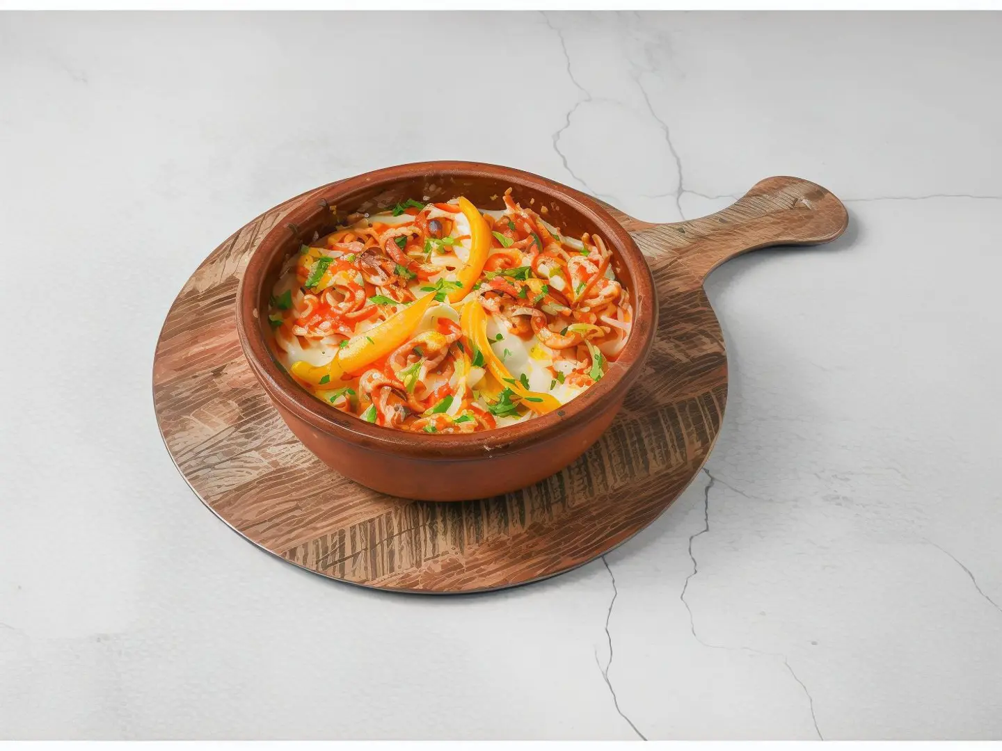 Shrimp Pasta Tagine