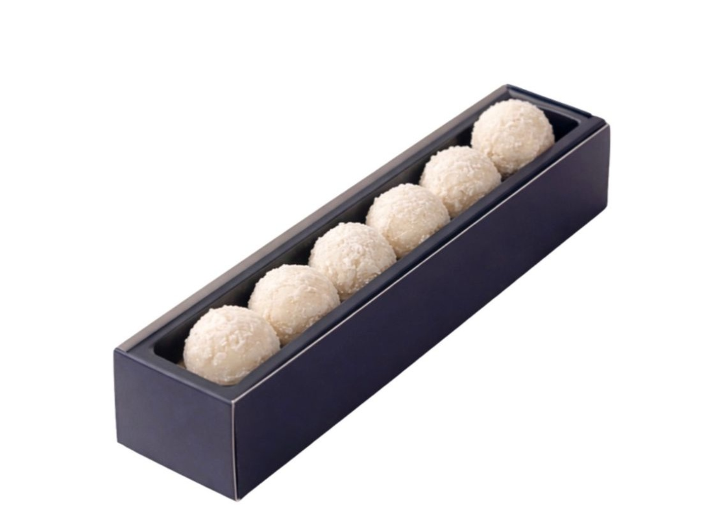 كرات جوز الهند بالشوكولاتة البيضاء