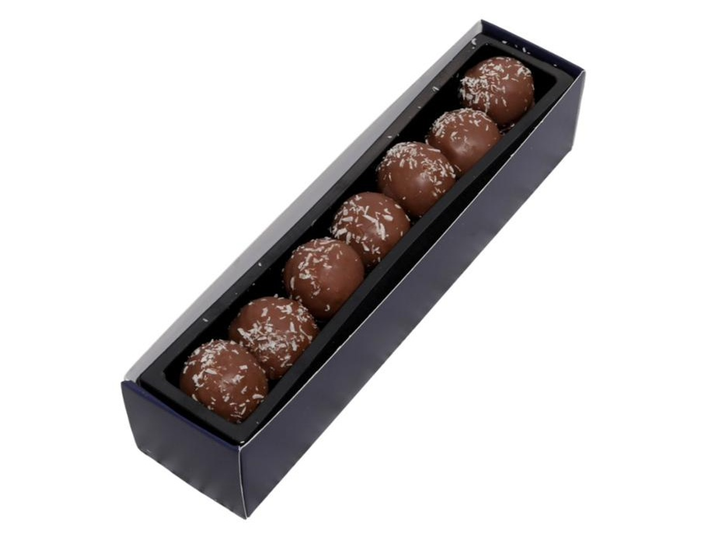 كرات جوز الهند بالشوكلاتة