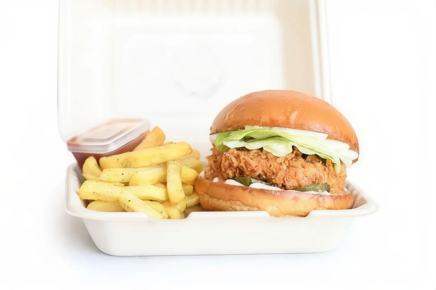 برجر الدجاج