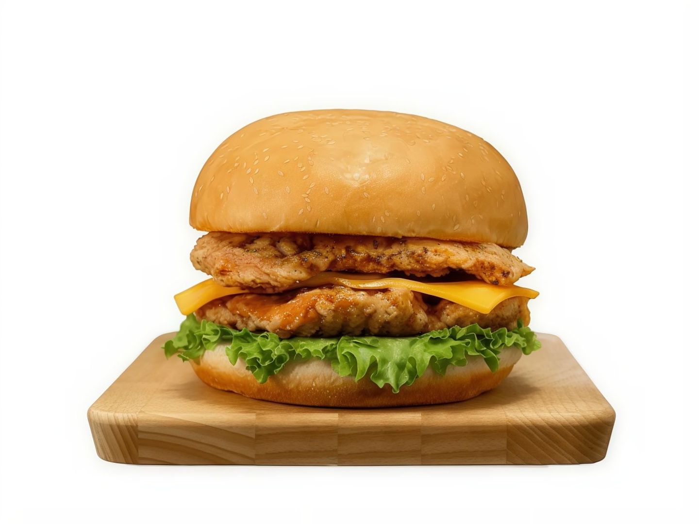 Double Chicken Burger