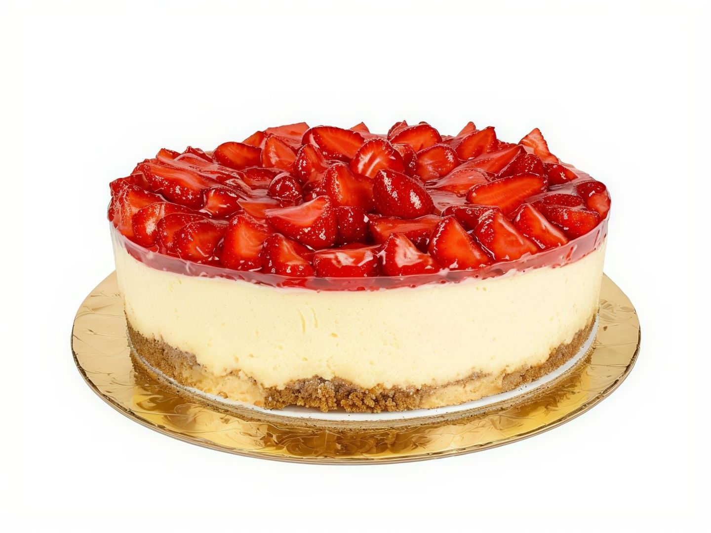 Whole Strawberry Cheesecake