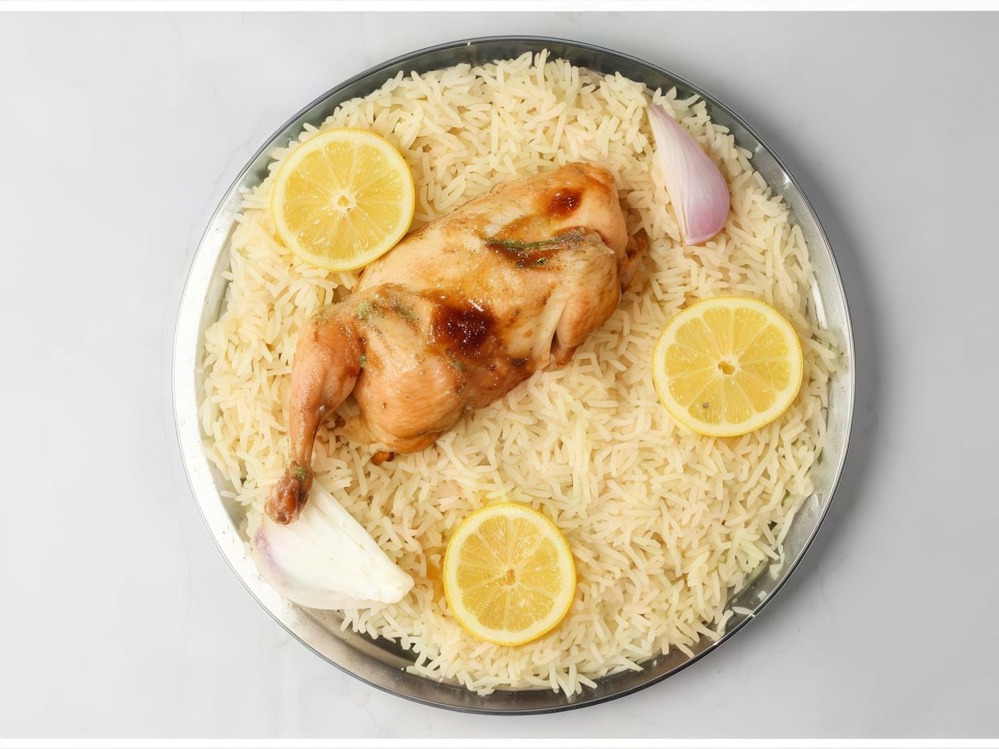 نص دجاج حنيذ قصدير