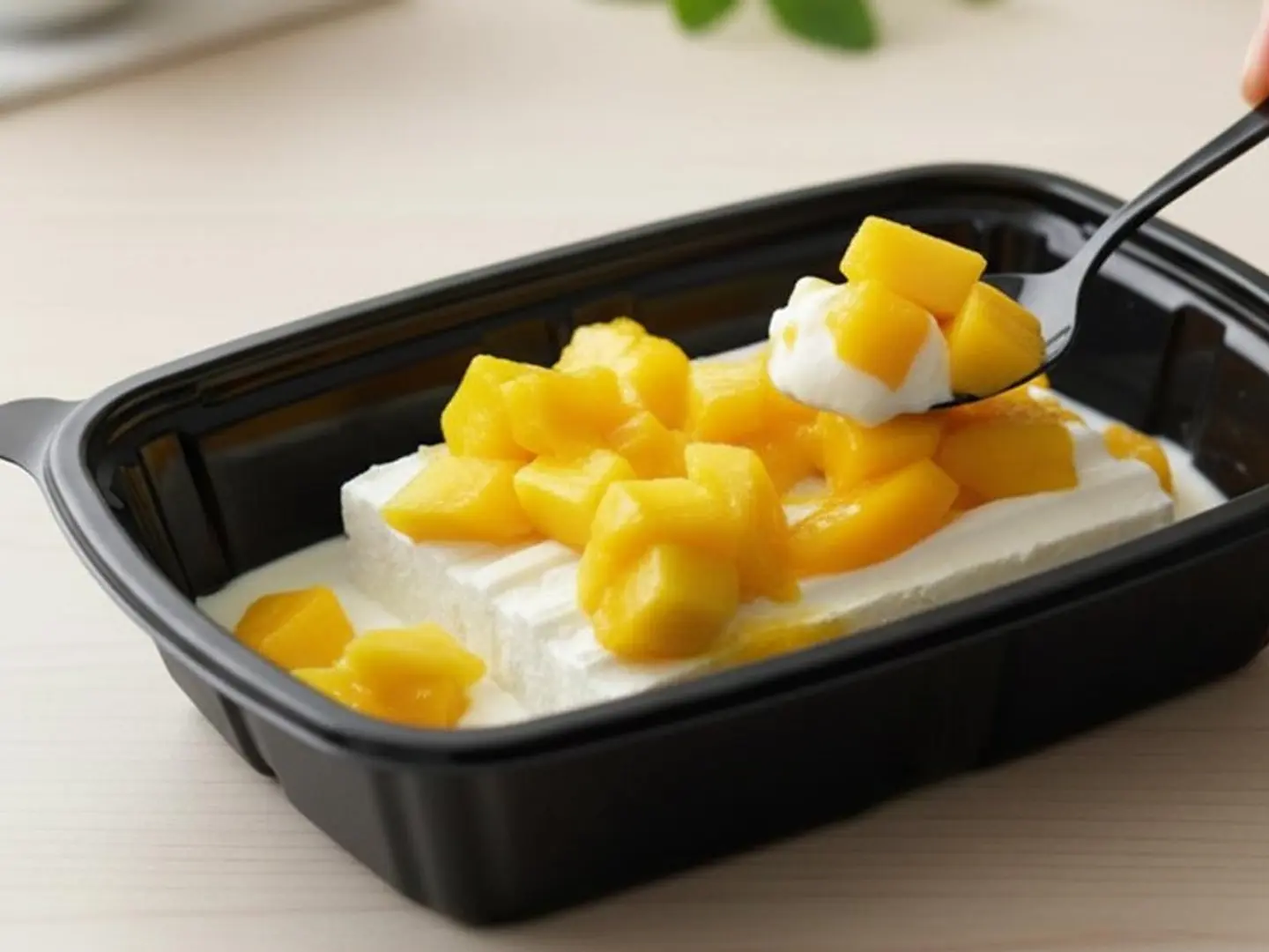 قشطوطة رز بلبن مانجو