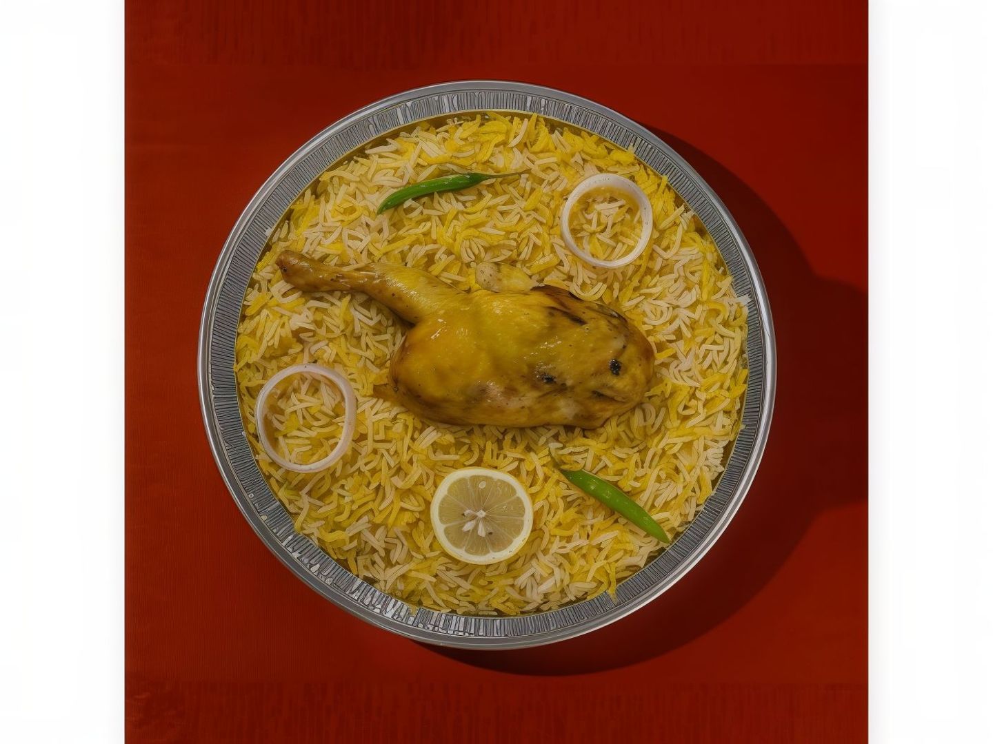 A Quarter Of Chicken Mandi